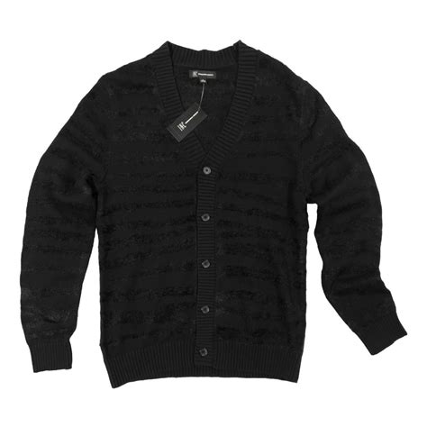 Inc International Concepts Mens Black Cardigan Depop