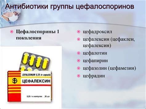 Группа Цефалоспоринов - презентация онлайн