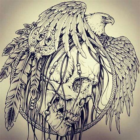 Pin By DOUGHBOY On TATTOO IDEAS Dream Catcher Tattoo Eagle Tattoo