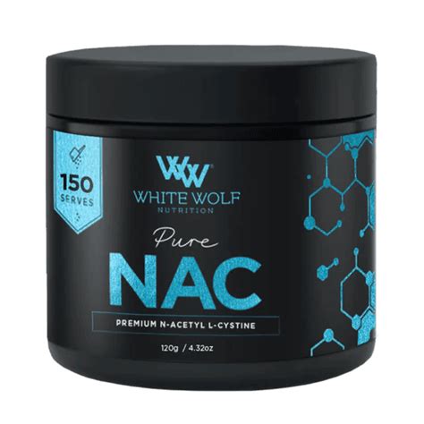 White Wolf Pure Nac 120g 150 Serve All Supplements