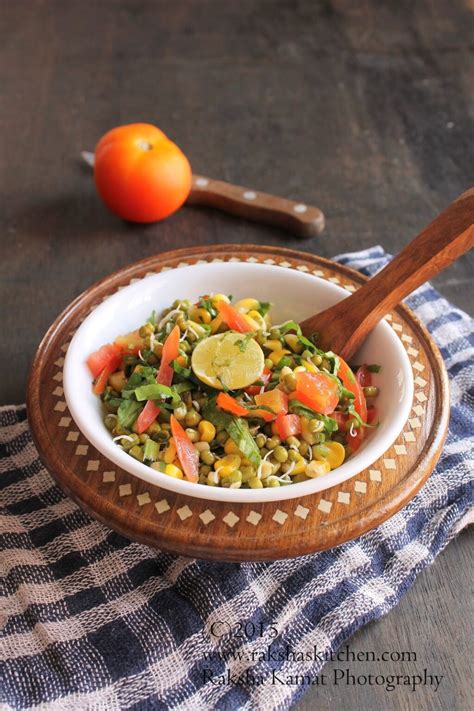 Sprouts Mung Bean Recipe Sprouted Moong Salad Rakshas Kitchen