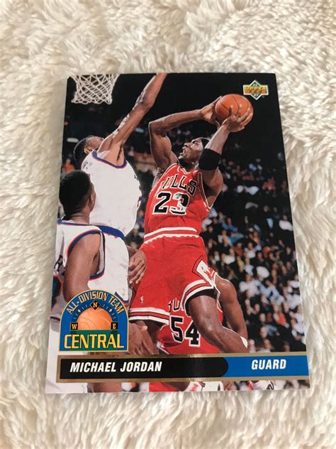 1992 93 Upper Deck All Division Michael Jordan AD9 Vintage Etsy In