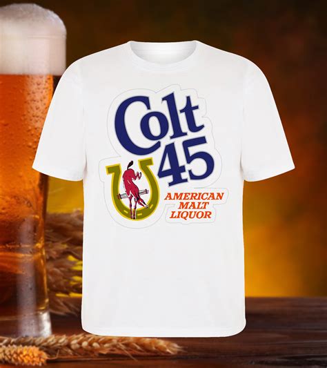 Colt 45 Beer T Shirt By Beer Planet American Malt Liquor Etsy