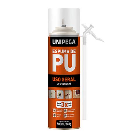 Espuma De PU De Uso Geral 500ml UNIPEGA