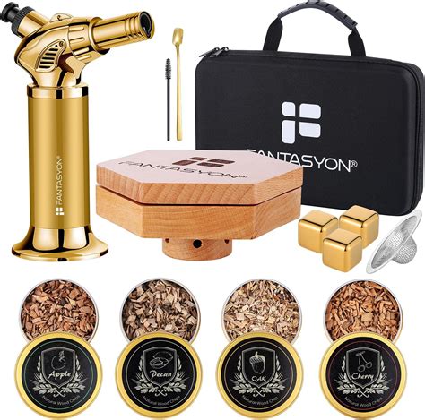 Amazon Cocktail Smoker Kit With Torch Four Kinds Of Wood Smoker