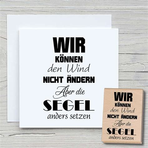 Stempel Wir K Nnen Den Wind Handmade Von Newstamps