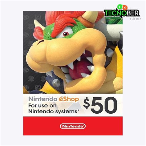 TARJETA NINTENDO ESHOP 50 EEUU TECNOBER