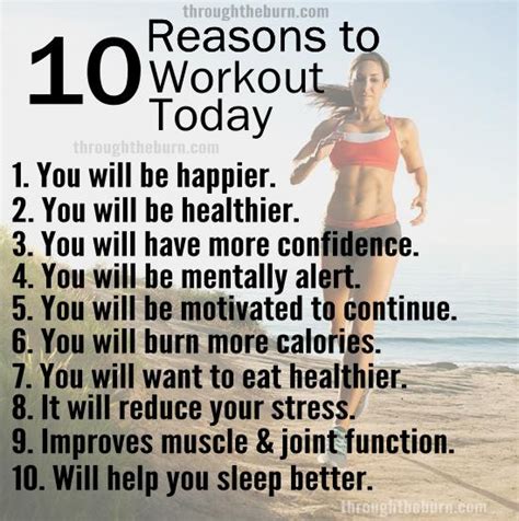 10 Reasons To Workout Today Pretty Designs Riset