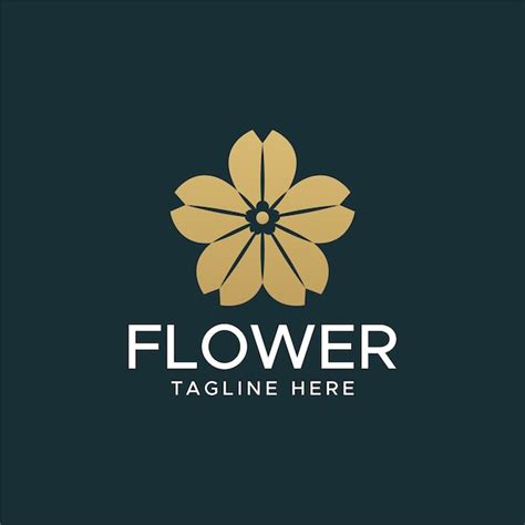 Premium Vector Flower Logo Design Icon Element Vector