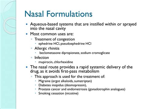 Solution Nasal And Otic Formulations Studypool