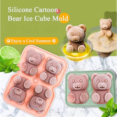 Nette B R Eisw Rfel Form Silikon Ice Cube Tray Popsicle Eis Gefrorene