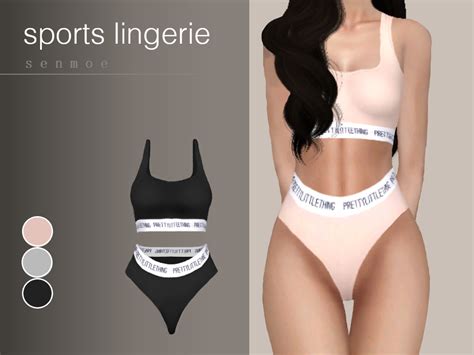 The Sims Resource Sports Lingerie Set