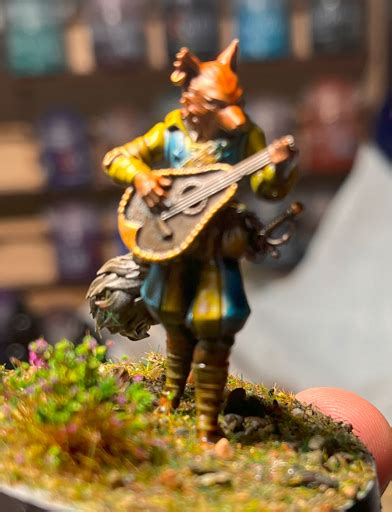 3D Printable Kitsune Bard By Galaad Miniatures