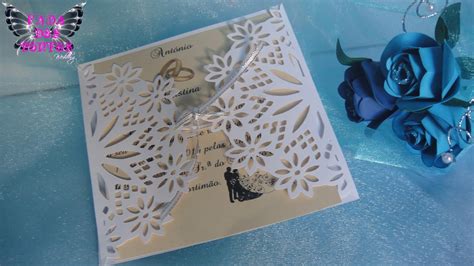 A Magia Do Quilling E Papel Novo Convite Para Casamento Em Papel