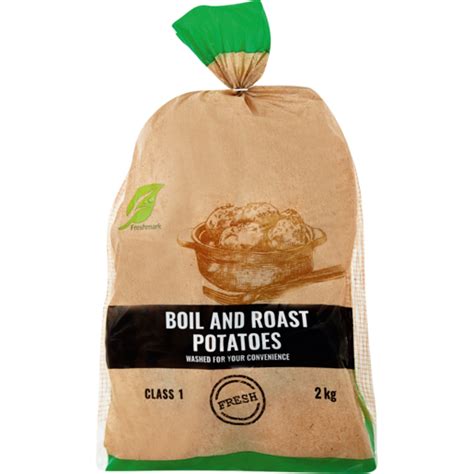 Boil And Roast Potatoes Bag 2kg Potatoes And Sweet Potatoes Fresh