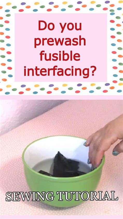 How To Use Fusible Interfacing Video Video Sewing Lessons Sewing