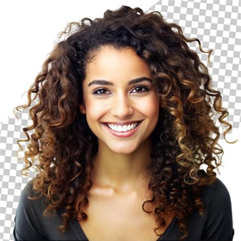 Smiling Brunette Looking At Camera Premium AI Generated PSD
