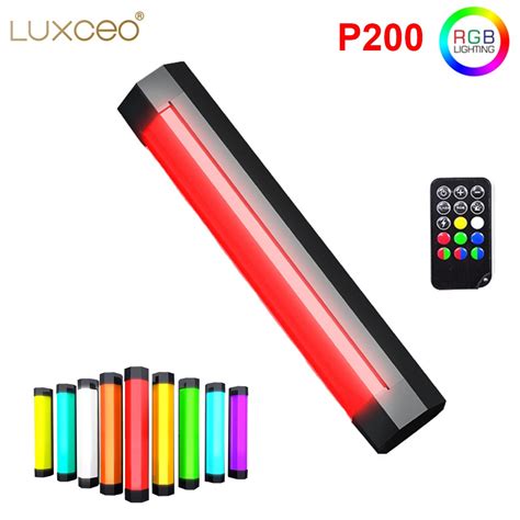 Luxceo P Rgb L Mpada Port Til Vara De Tubo De V Deo Luz Suave