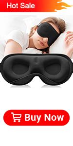 Amazon Yfong Sleep Mask Women Men D Micro Weighted Eye Mask