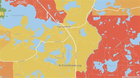 The Safest And Most Dangerous Places In Lake Tomahawk Wi Crime Maps