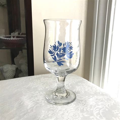 Rare Vintage Pfaltzgraff Yorktowne Ounce Water Wine Goblet Glass