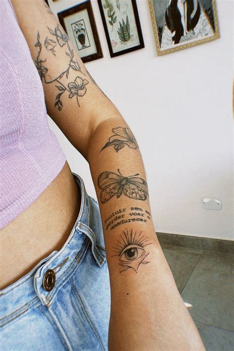 Pin Em Tatuagem Feminina Bra O Tatuagem Hippie Tatuagem Piercing