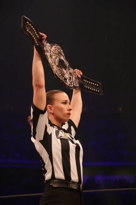 Referee Aubrey Edwards Announces Aew Hired Her Full Time