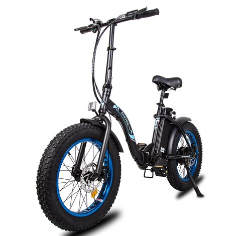 ECOTRIC E-Ride Electric Bike, Foldable 20" 500W 36V Electric Bicycle eBike FAT Tire Removable ...