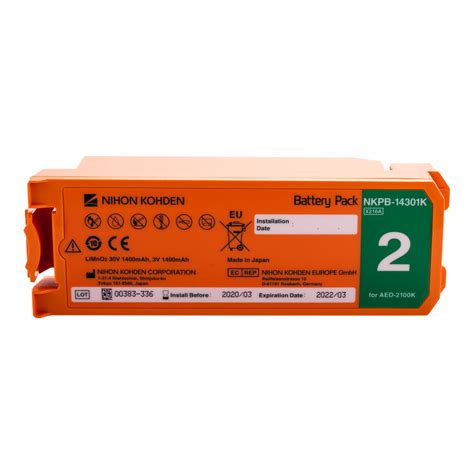 Nihon Kohden CardioLife Batterij II Op Voorraad AED Partner AED