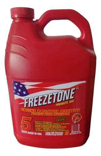 Refrigerante Freezetone Usa Rojo Gal N Lts Long Life Mercadolibre