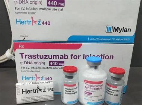 Trastuzumab Hertraz 440mg Injection Mylan Pharmaceuticals Pvt Ltd At