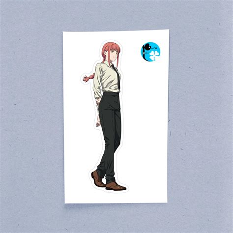 Makima Iv Chainsaw Man Laptop Sticker Pureartz