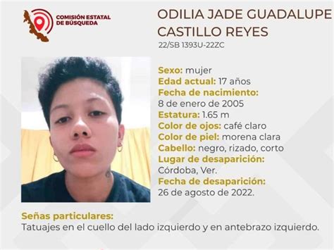 Buscan a joven mujer de 17 años desapareció en Córdoba