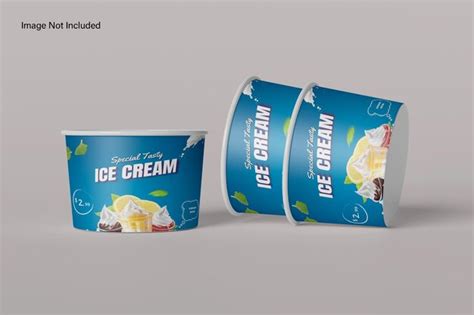 Premium Psd Psd Ice Cream Cups Mockup