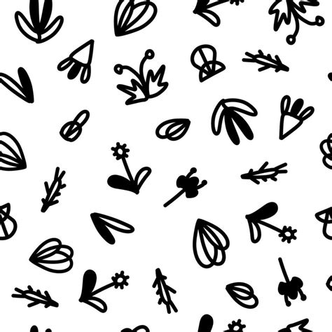 Doodle flowers pattern 27378064 Vector Art at Vecteezy