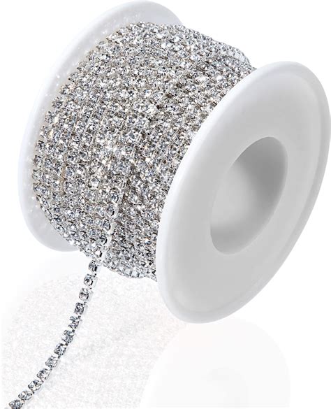 Benecreat Yards Quaste Glas Kristall Strass Ketten Bling Diamante