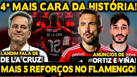 MAIS 5 REFORÇOS NO FLAMENGO CONTRATAÇÃO MAIS CARA DA HISTÓRIA ANÚNCIO