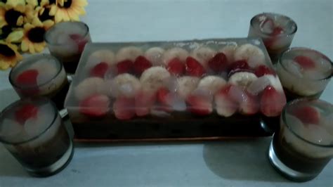 PUDING Cappuccino Cincau Topping Buah YouTube