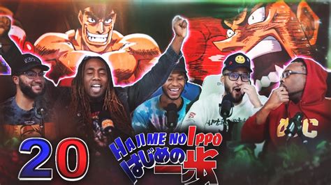 Hajime No Ippo Ep 20 The Threat Of Shotgun Reaction Review YouTube