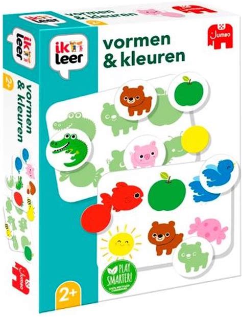 Ik Leer Vormen En Kleur Educatief Spel Kleuren Spel Jumbo Games Bol