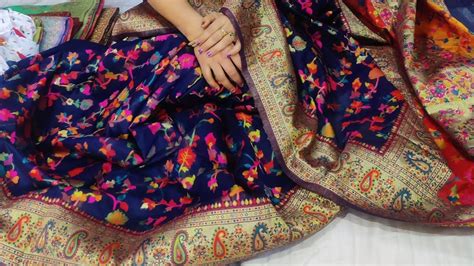 Cotton Chanderi Panchmeena Saree YouTube