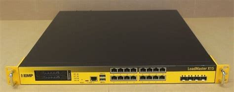 Kemp Loadmaster X15 16x 1gbe 4x 10gbe Sfp L7 Load Balancer Nsa3170ha Lm