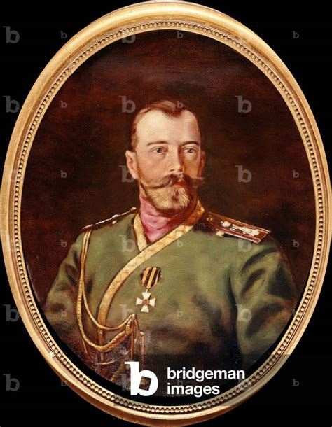 Image of Portrait of Nicholas II (1868-1918), tsar of Russia. Anonymous ...