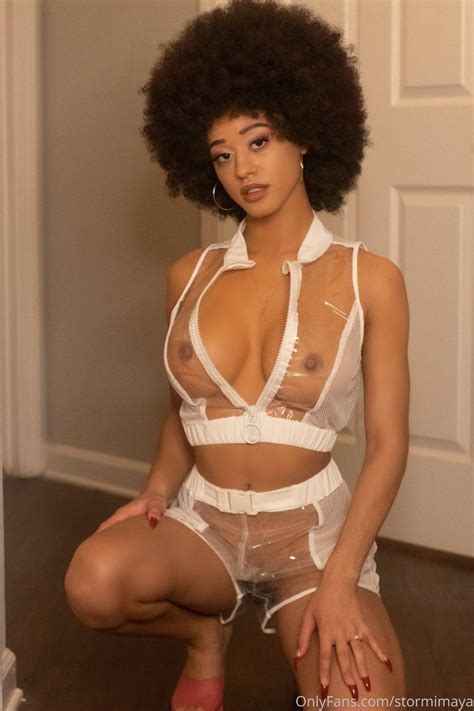 Stormi Maya Nude See Through Skirt Onlyfans Set Leaked Thesextube