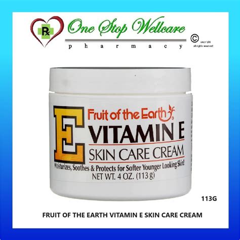 Fruit Of The Earth Vitamin E Skin Care Cream 113g Exp092027