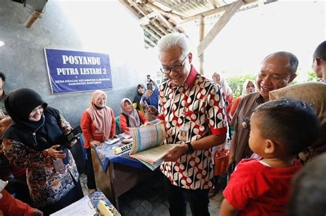 Ganjar Pranowo Berhasil Turunkan Stunting Di Jawa Tengah Kini Tinggal