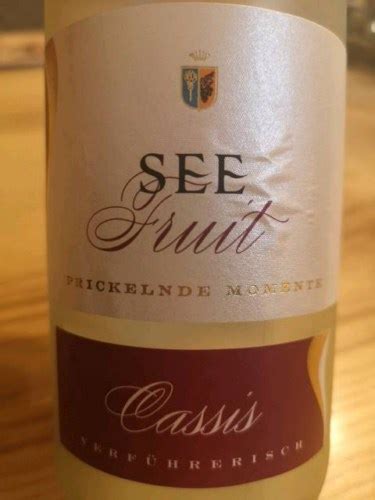 Winzerverein Hagnauer See Fuit Prickelnde Moment Cassis Verfuhrerisch