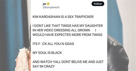 Kanye West Calls Ex Wife Kim Kardashian A Sex Trafficker In Wild Online Outbursts Entertainment