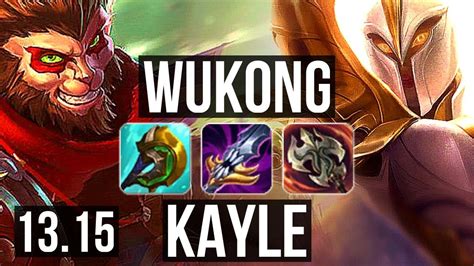 Wukong Vs Kayle Top Solo Kills Games M Mastery