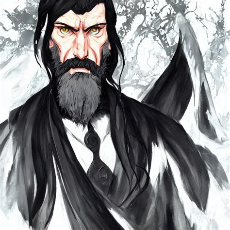 Portrait Of Grigori Rasputin Anime Fantasy Stable Diffusion